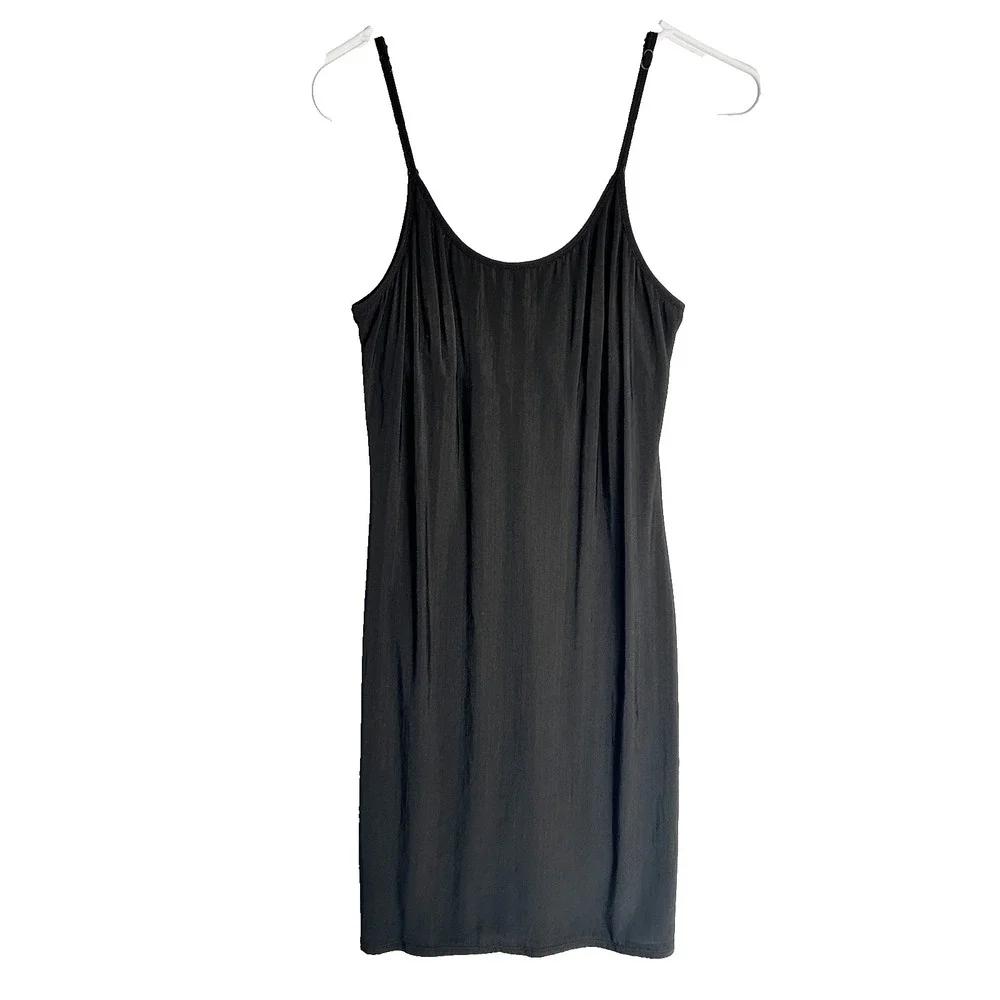 VTG Victoria Secret Basic Slip Dress Stretchy Tank Minimalist Womens 34 S M Y2K